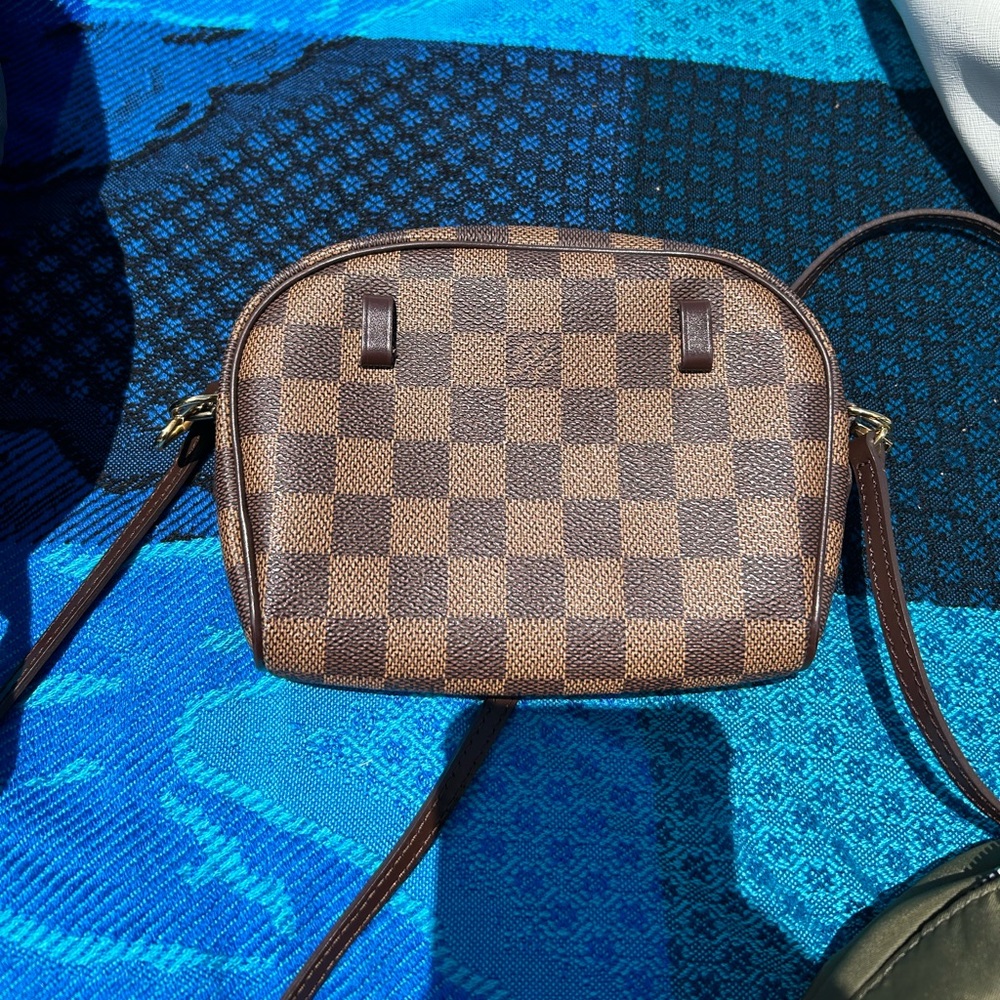 LOUIS VUITTON Pochette Ipanema Mini Shoulder Bag Damier Leather
